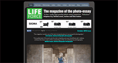 Desktop Screenshot of lifeforcemagazine.com